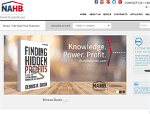 Tablet Screenshot of builderbooks.com